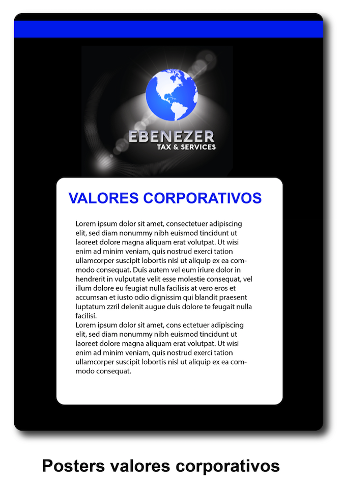 Posters Valores Corporativos